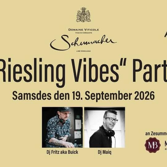 « Riesling Vibes » Party - Domaine Schumacher (samedi)