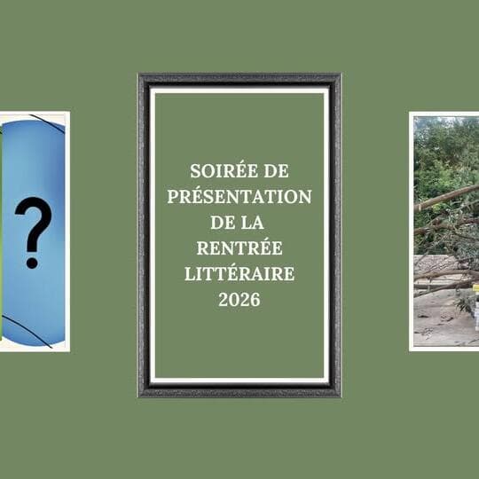 Soirée de présentation de la rentrée littéraire