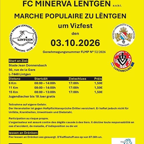 Popular walk in Lintgen – Vizfest