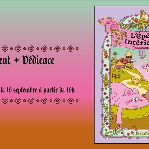 Lancement et dédicace de la BD d’Alice Monvaillier !