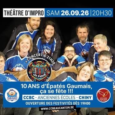 Théâtre d'Impro - 10 ans d'Épatés Gaumais, ça se fête !