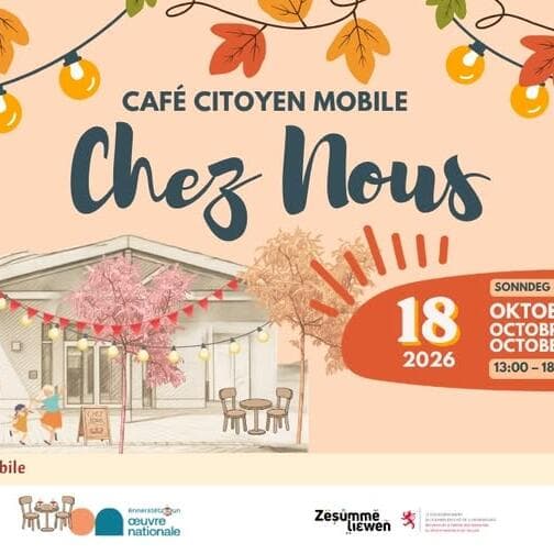 Café Citoyen Mobile « Chez Nous » à Leudelange