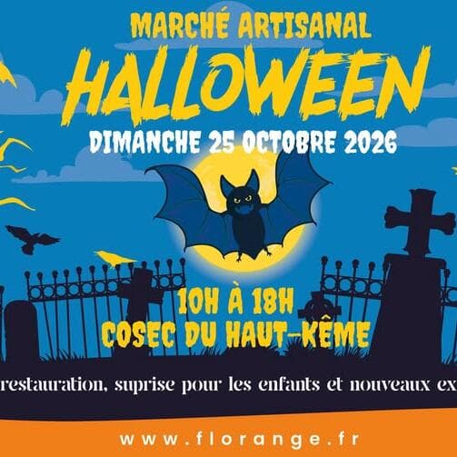 Marché artisanal d'Halloween