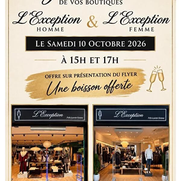 Grand défilé des boutiques L’Exception Homme & Femme