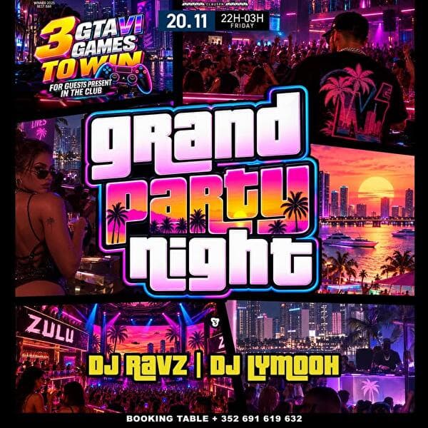 Grand Party Night – GTA VI Games Town