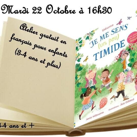 Atelier de lecture interactive pour enfants en français (3-4+)
