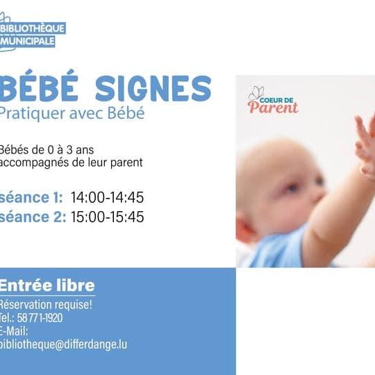 Bébé signes - pratiquer avec bébé