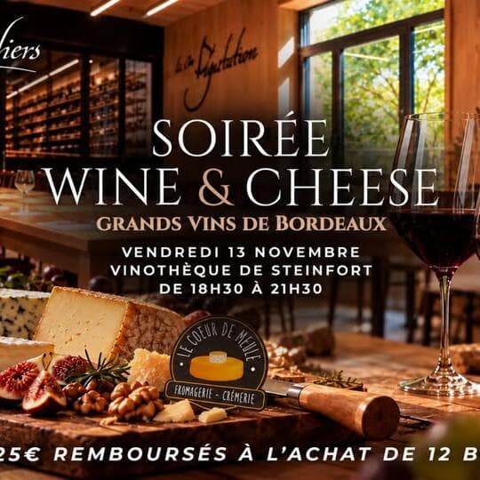 Wine & Cheese – Great Bordeaux wines in the spotlight!