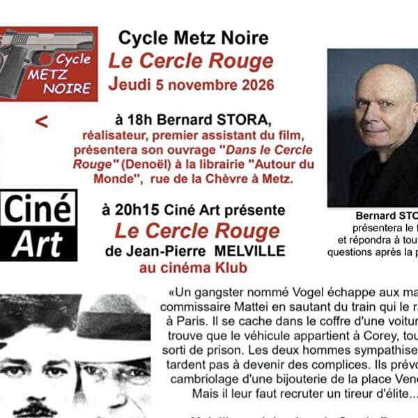 Bernard Stora invité de Metz Noire !