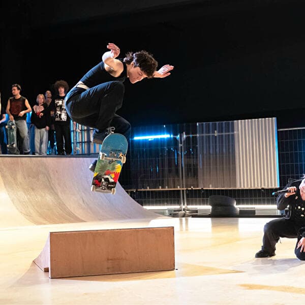 Workshop for skateboarders