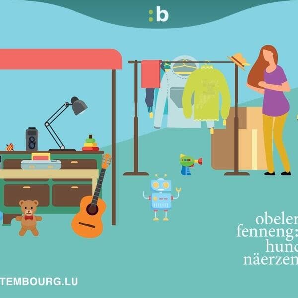 Flea market for children and teenagers