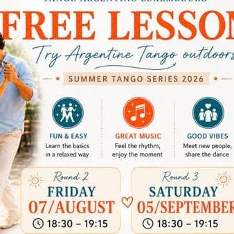 Open Air Tango lesson
