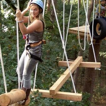 Aventure dans les arbres au Parc Le’h