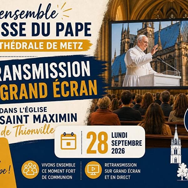 Retransmission de la messe du pape Léon XIV