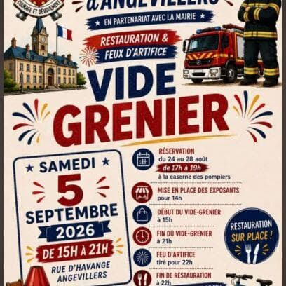 Amicale des Sapeurs-Pompiers flea market
