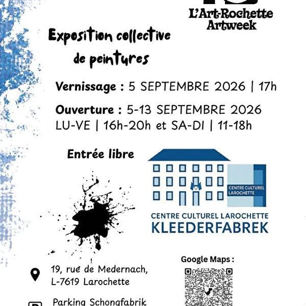 L’Art‑Rochette Artweek — Collective Painting Exhibition