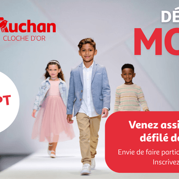 Children's fashion show at Auchan Cloche d'Or: back to school in style!