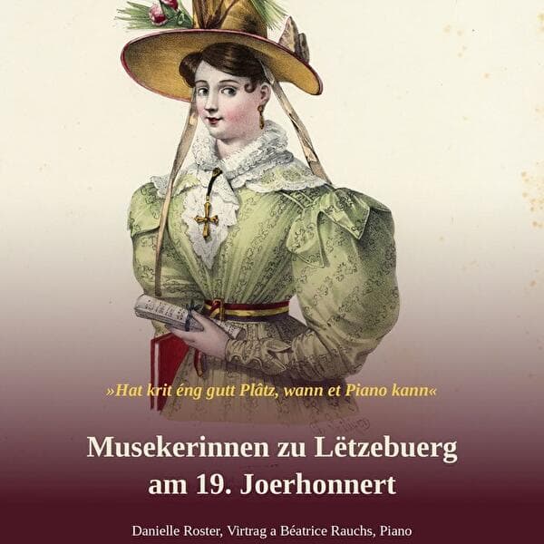 Lecture-concert on women musicians in 19th-century Luxembourg