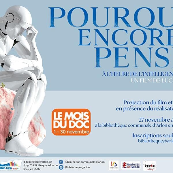 Mois du Doc: screening of the documentary “Pourquoi encore penser à l'heure de l'intelligence artifi