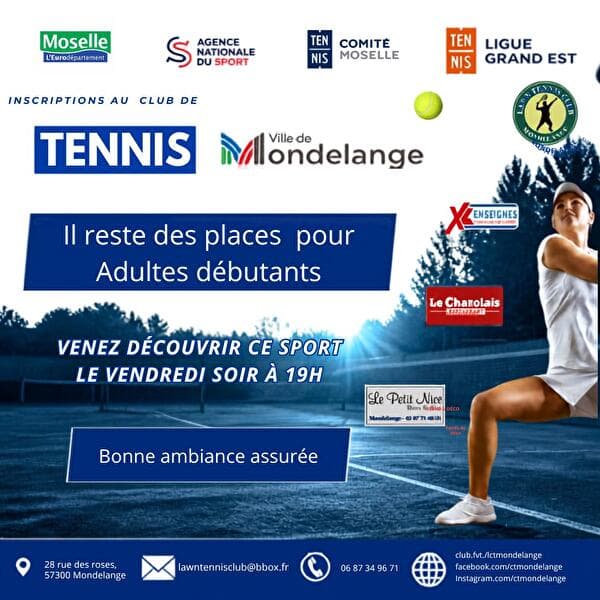 Tennis Club Mondelange Registration