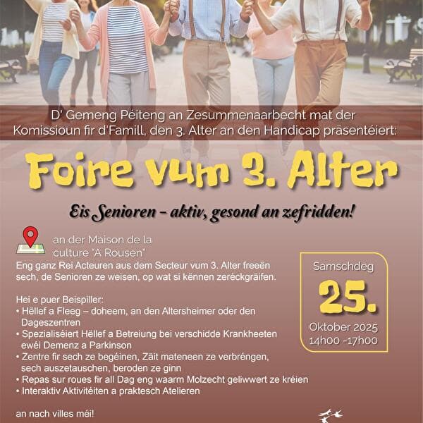 Third Age Fair – Active, healthy and satisfied seniors!