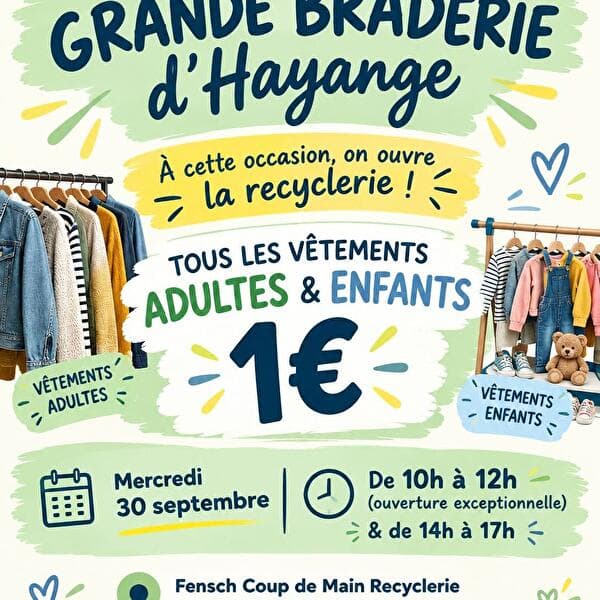 Grande Braderie d’Hayange – Recyclerie Fensch Coup de Main