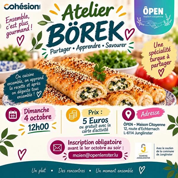 Börek Workshop (Turkish dish)