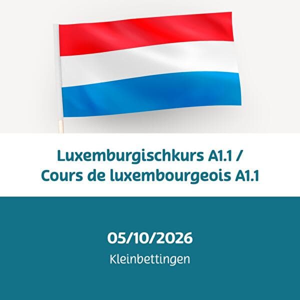 Cours de luxembourgeois A1.1