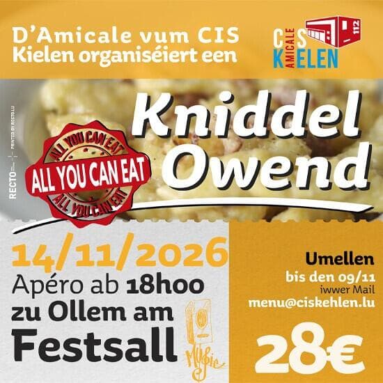 Kniddelowend - All you can eat