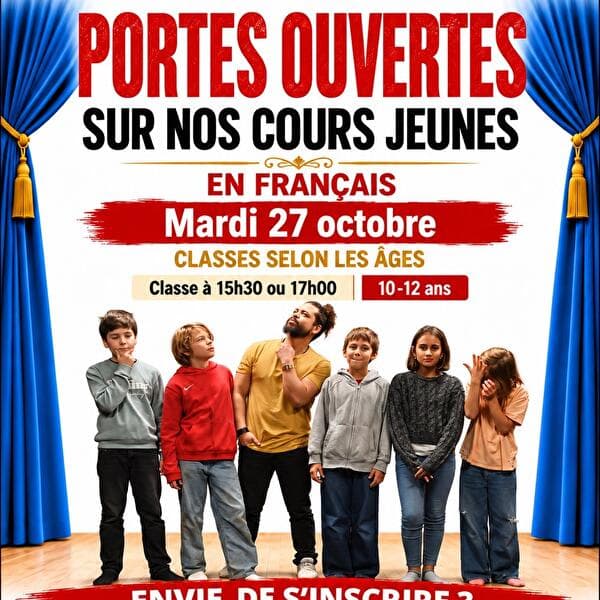 Open day for youth drama classes aged 10-12