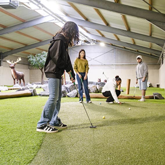 Indoor golf!