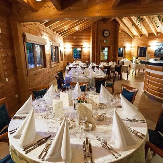 Dinner in a chalet