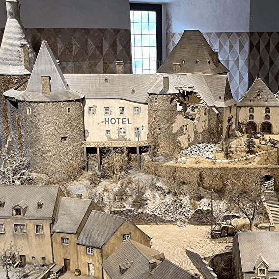 The most beautiful castles of Luxembourg in models