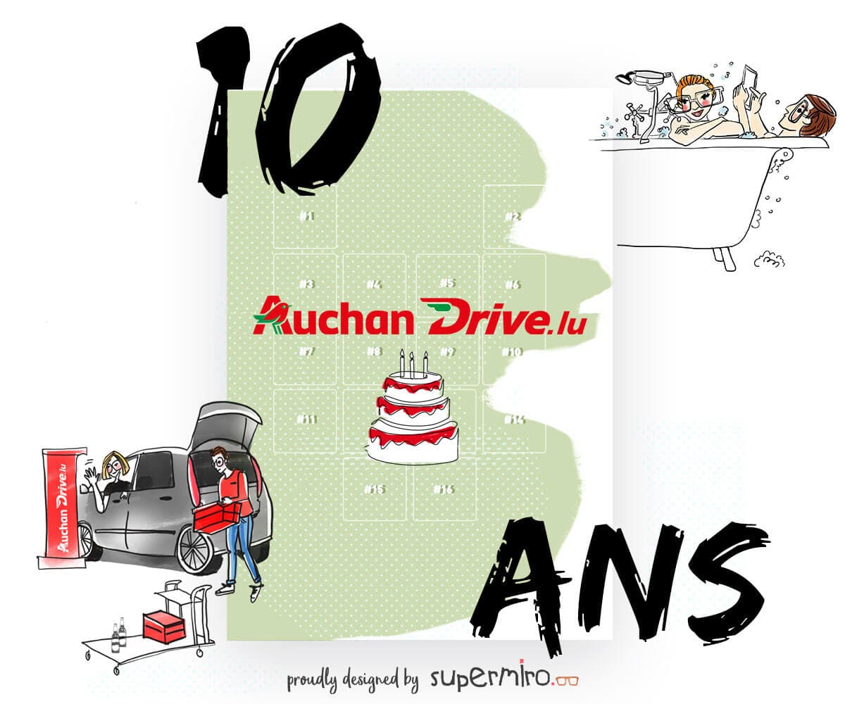 Le Drive Calendar proudly designed by Supermiro